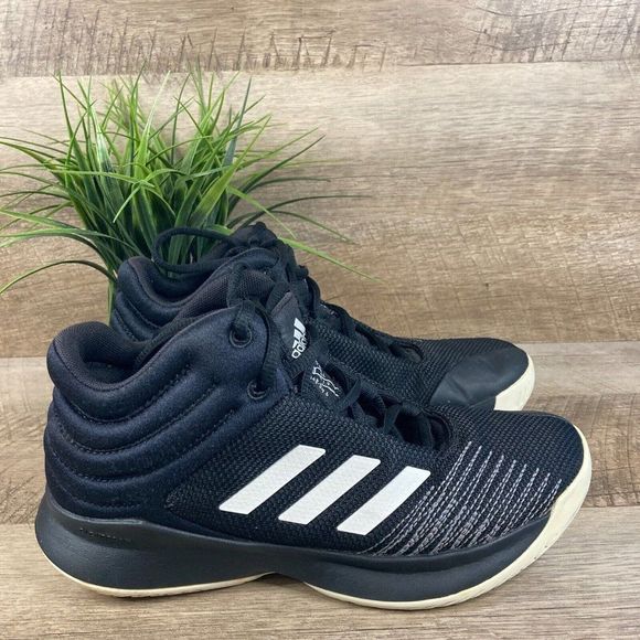 adidas | Shoes | Adidas Mens Lvl 29002 Blackwhite Basketball Cloud Foam  Shoes Size 5 Sneakers | Poshmark